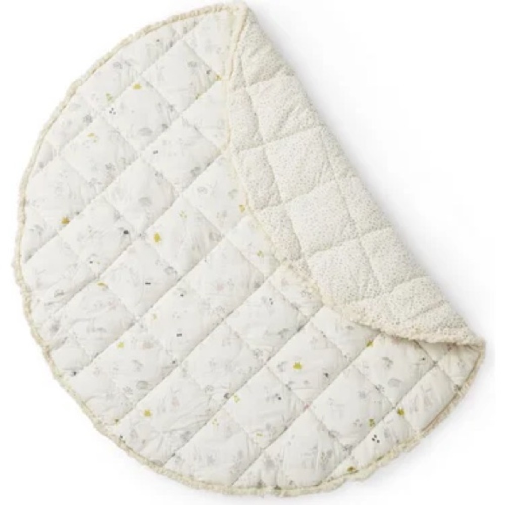 Pehr magical forest play mat cream yellow cotton